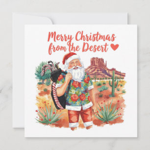Arizona Golf jul Santa Golfare Golfar  Julkort