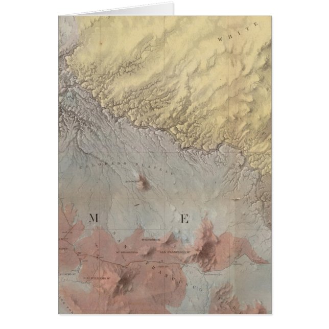 Arizona Grand Canyon Hälsningskort (Framsidan)