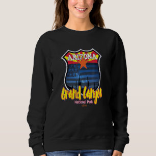 Arizona Grand Canyon National Park Flagga Design S T Shirt
