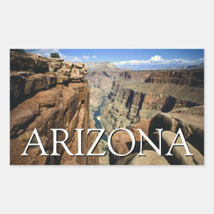 Arizona Grand Canyon Nationalpark Rektangulärt Klistermärke