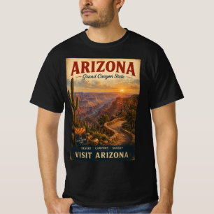 Arizona Grand Canyon State Vintage Resa T-Shirt