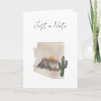 Arizona Greeting Card Tack Kort