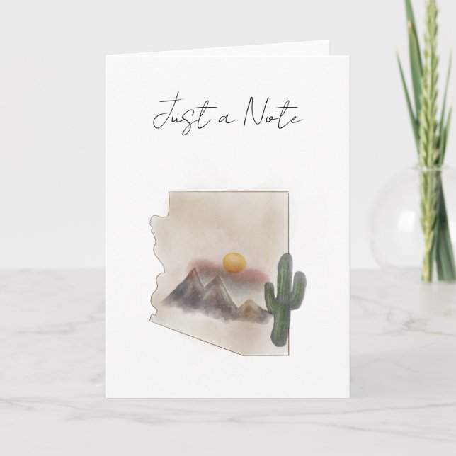 Arizona Greeting Card Tack Kort (Framsida)