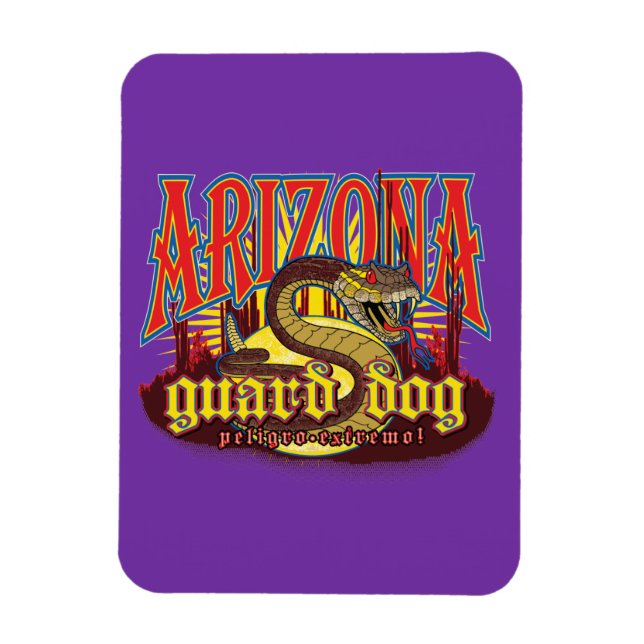 Arizona Guard Hund Snake Magnet (Vertikal)