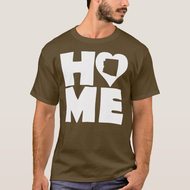 Arizona Hem Stat Tröjor T-Shirt (Framsida)