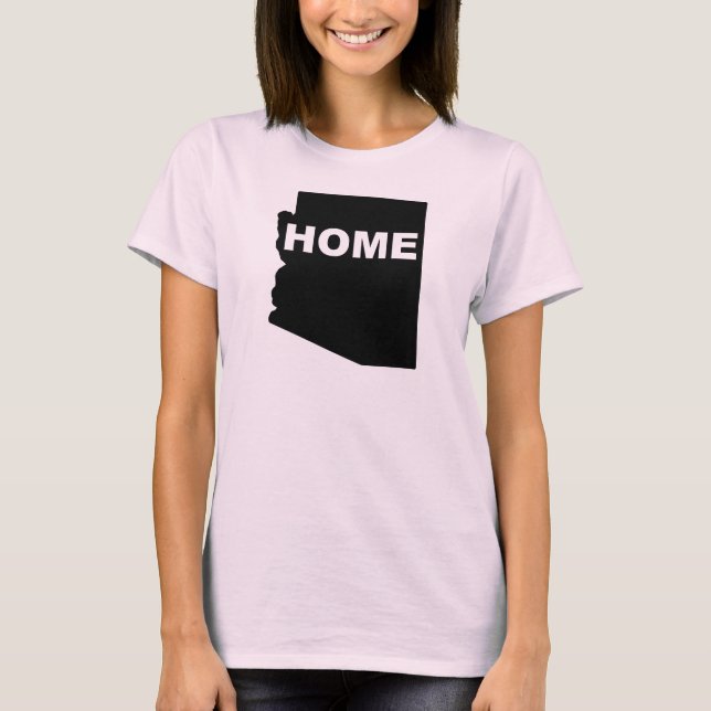 Arizona Hemifrån Från Stat T-Shirt Tees (Framsida)