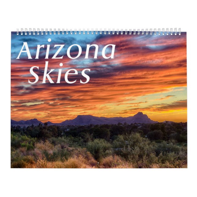 Arizona Himlar stor tvåsidig kalender (Omslag)