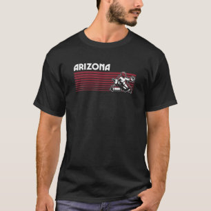 Arizona Hockey Retro Throwback Stil T Shirt