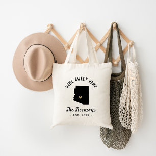 Arizona Home Sweet Home Family Monogram Tygkasse