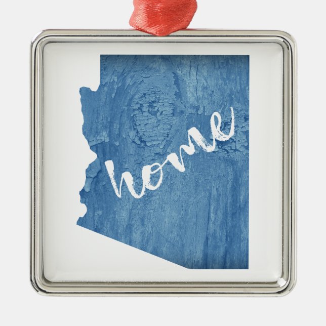 Arizona Home Wood Grain Julgransprydnad Metall (Framsidan)