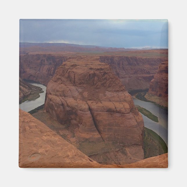 ARIZONA - Horseshoe Bend AB - Red Sten Magnet (Framsidan)