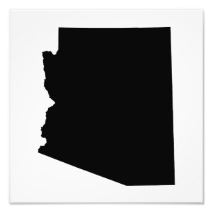 Arizona i Black Fototryck