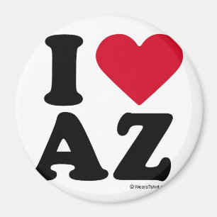 ARIZONA -I KÄRLEK AZ - I KÄRLEK ARIZONA MAGNET