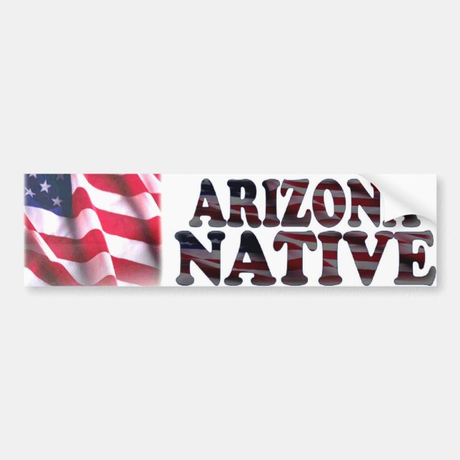 Arizona inföding bildekal (Framsidan)