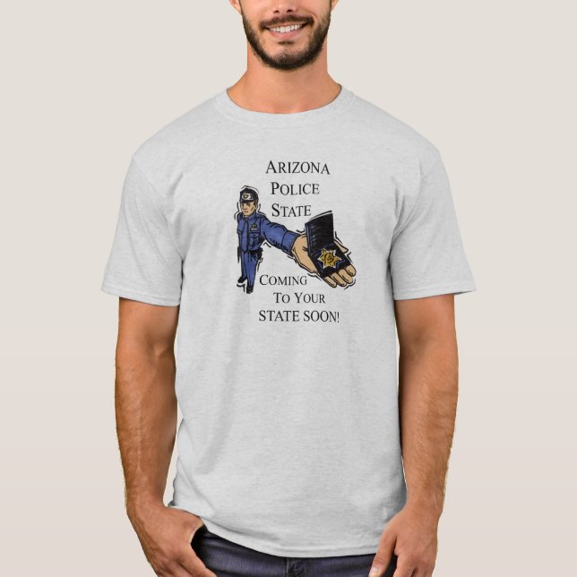 ARIZONA INVANDRINGLAGAR T-SHIRT (Framsida)