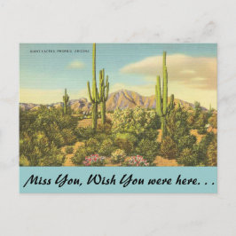 Arizona, jättekaktus vykort