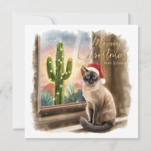 Arizona jul i öknen Julkort