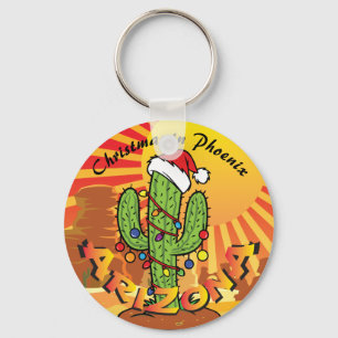 ARIZONA jul Saguaro Cactus CHANGE TOWN Nyckelring