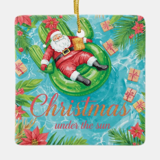 Arizona jul tema  julgransprydnad keramik (Framsida)
