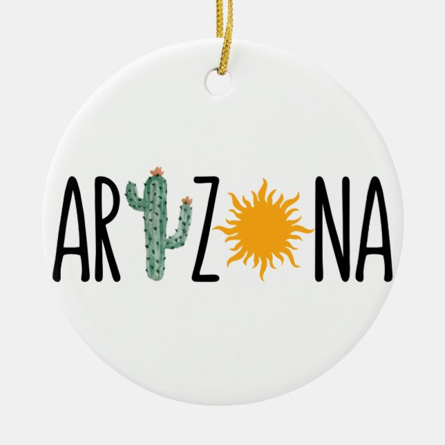 ARIZONA JULGRANSPRYDNAD KERAMIK (Framsidan)