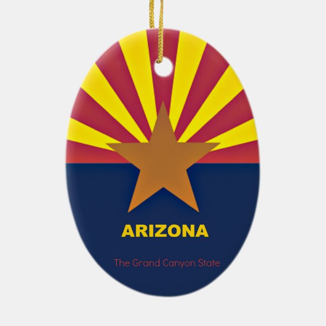 Arizona Julgransprydnad Keramik (Baksidan)