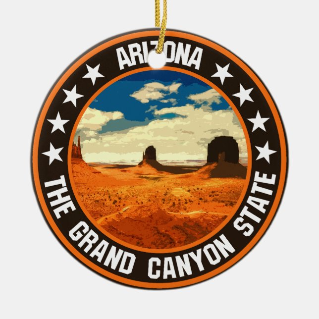 Arizona Julgransprydnad Keramik (Framsidan)