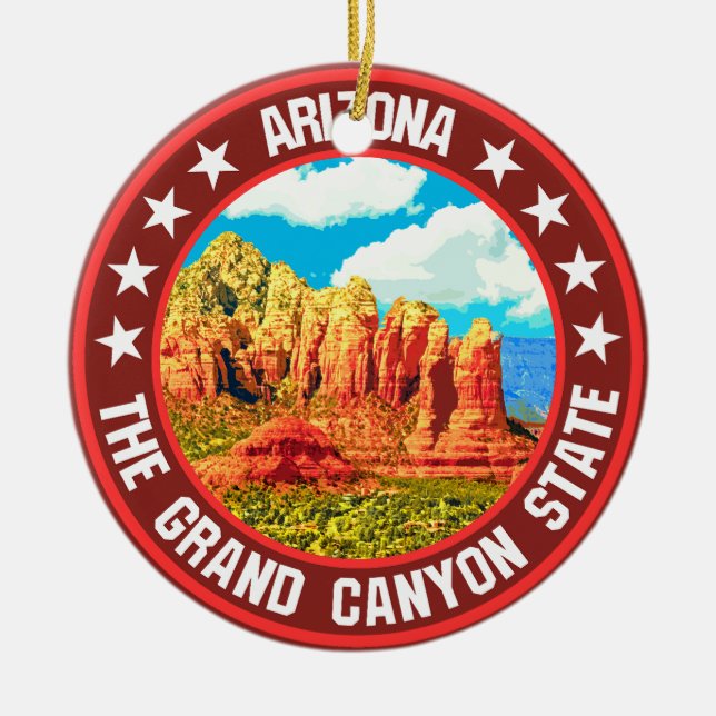 Arizona Julgransprydnad Keramik (Framsidan)