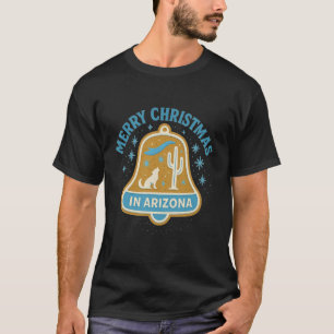 Arizona julskjorta Gingerbread Bell Cactus Varg T Shirt