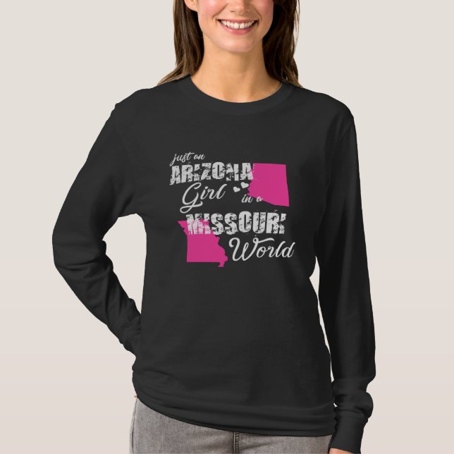 Arizona  Just an Arizona girl in a Missouri T Shirt (Framsida)