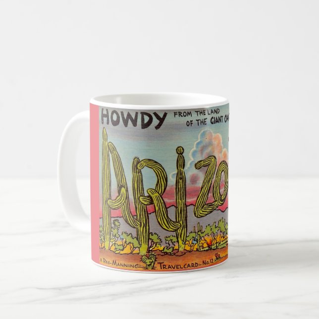 Arizona Kactusland Kaffemugg (Framsida vänster)