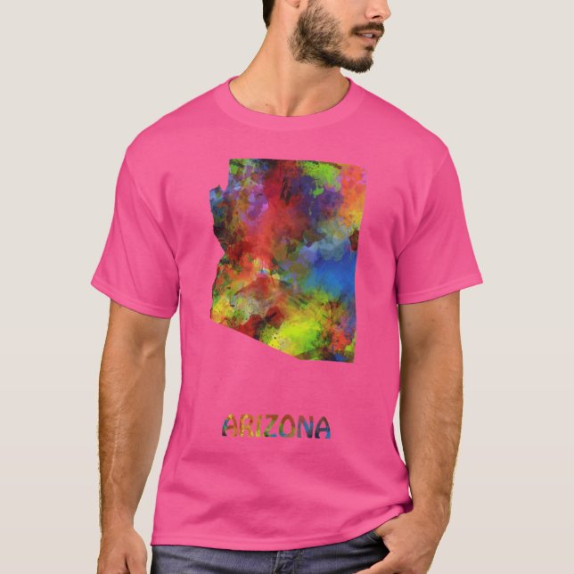 arizona karta Oversized 1 T Shirt (Framsida)