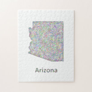 Arizona karta pussel