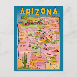 Arizona Karta Vykort