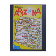 Arizona, Karta
