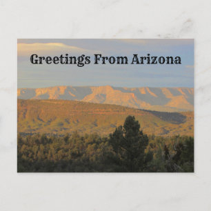 Arizona Landskapsfoto Hälsningar Norra Öken Vykort