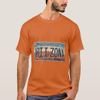 Arizona License Plate T Shirt