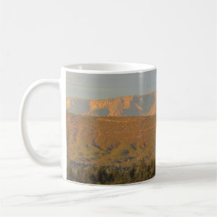 Arizona Ligcape Photo Gräs Träd Payson Mountains Kaffemugg