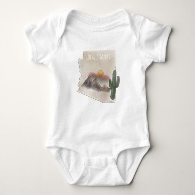 Arizona locally growth baby bodysuit t shirt (Framsida)