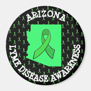 Arizona Lyme Disease Awareness Band Tick Magnet