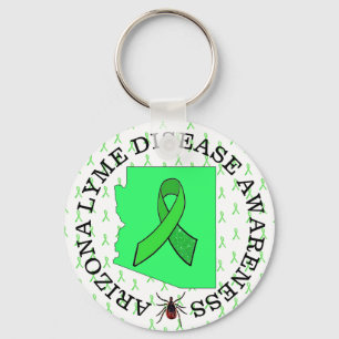 Arizona Lyme Disease Awareness Nyckelring
