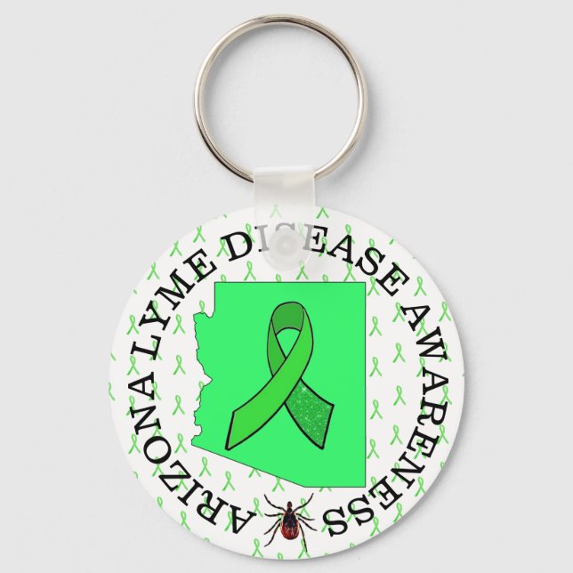Arizona Lyme Disease Awareness Nyckelring (Framsida)