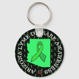 Arizona Lyme Disease Medvetenhet Nyckelring