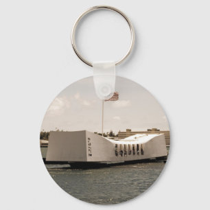 Arizona Memorial Pearl Harbour Nyckelring