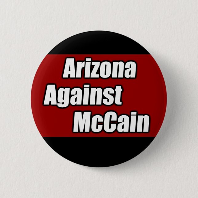 Arizona Mot McCain Knapp (Framsida)