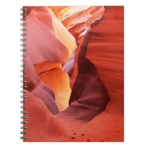 Arizona, Navajo Nation, Lower Antelope Canyon, Anteckningsbok Med Spiral