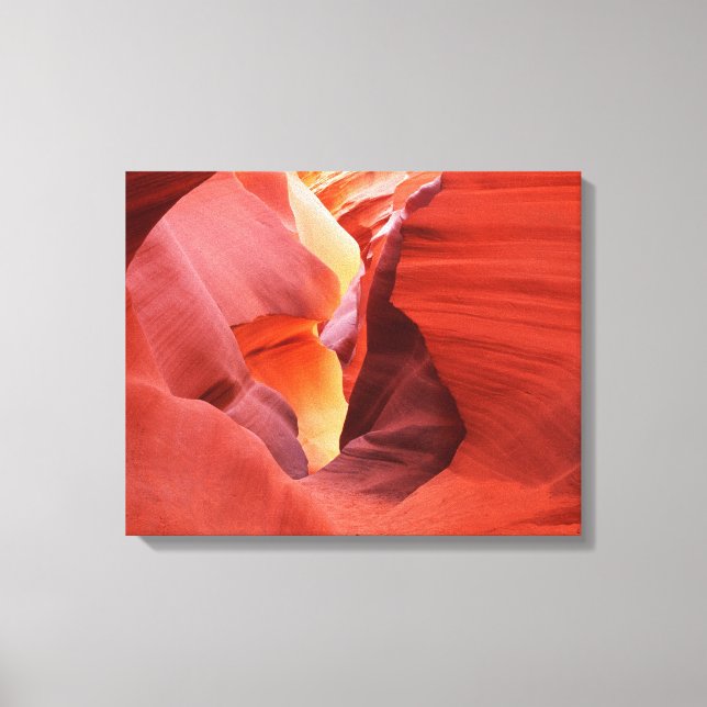 Arizona, Navajo Nation, Lower Antelope Canyon, Canvastryck (Framsida)