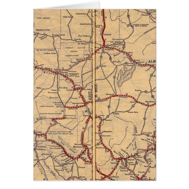 Arizona, New mexico Hälsningskort (Framsidan)