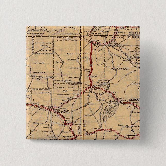 Arizona, New mexico Knapp (Framsida)