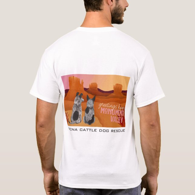 Arizona nötkreatur förföljer räddingen - t shirt (Baksida)