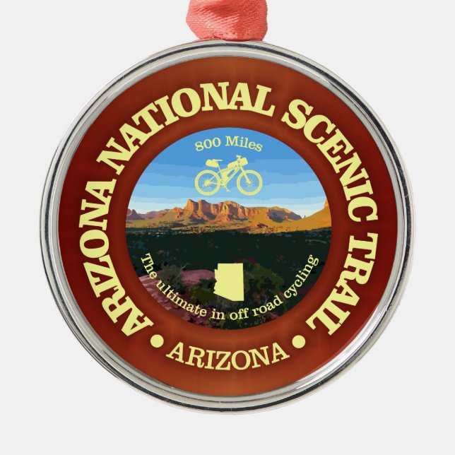 Arizona NST (cykling c) Julgransprydnad Metall (Framsidan)